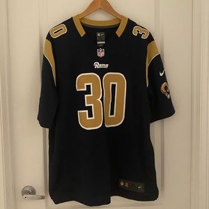 RAMS NFL Nike Tod Gurley Jersey, Number # 30, Size XL
